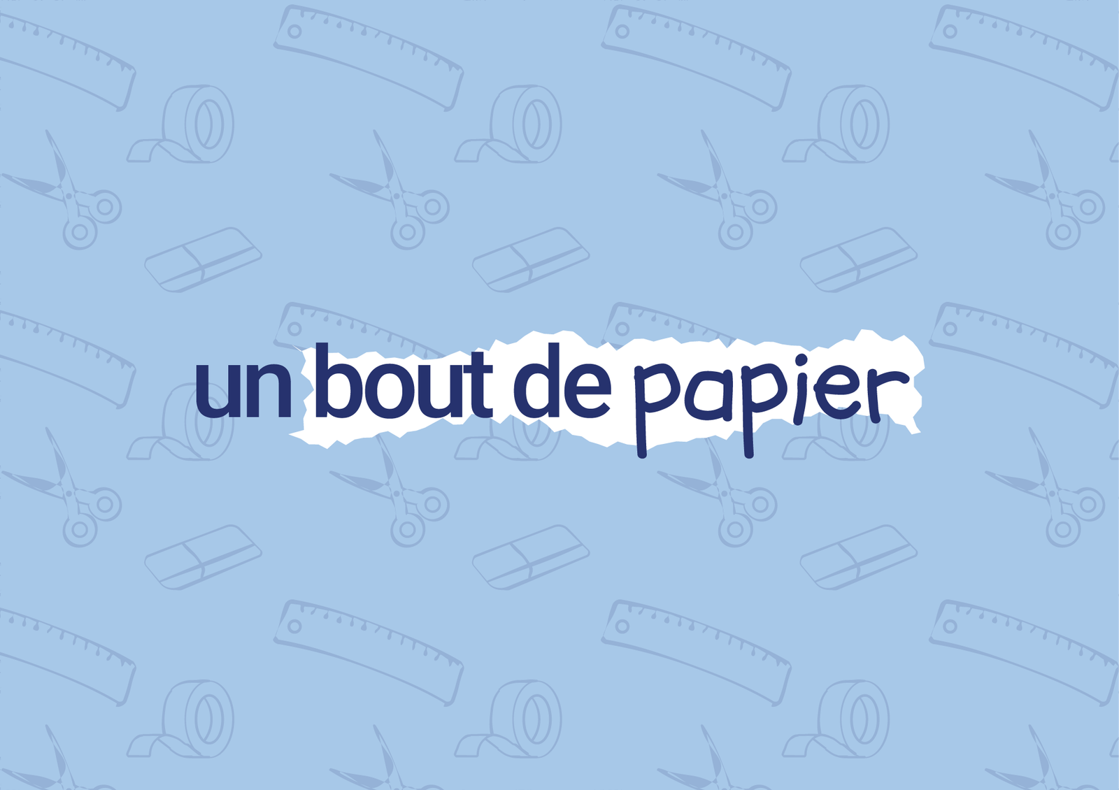 Background pour identité visuelle "Un bout de papier"