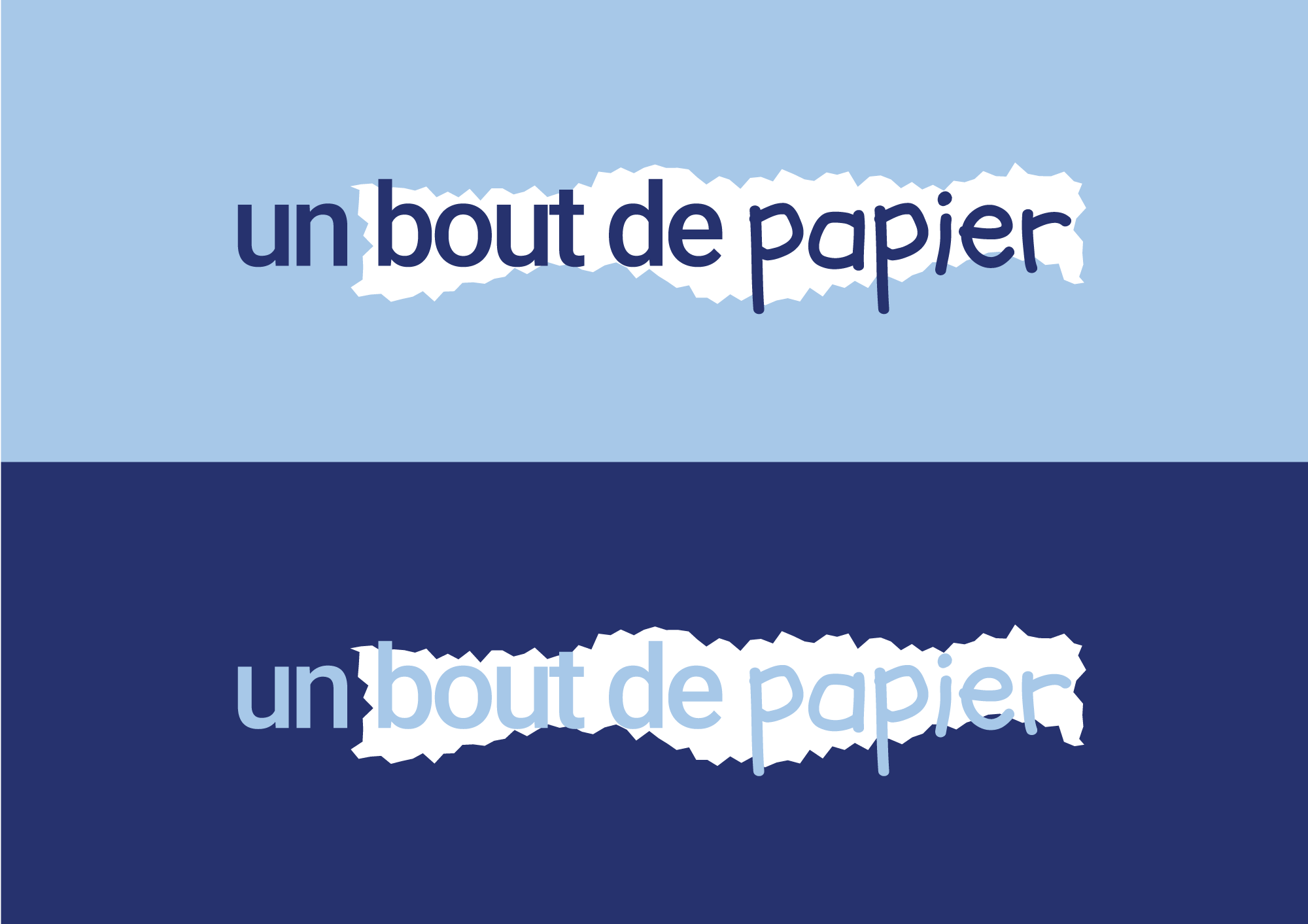 Logos pour "Un bout de papier"